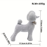 Load image into Gallery viewer, Poodle ornament dimensions