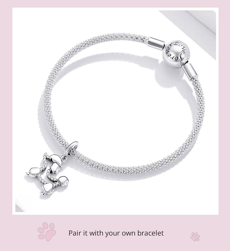 Poodle Bracelet Charms