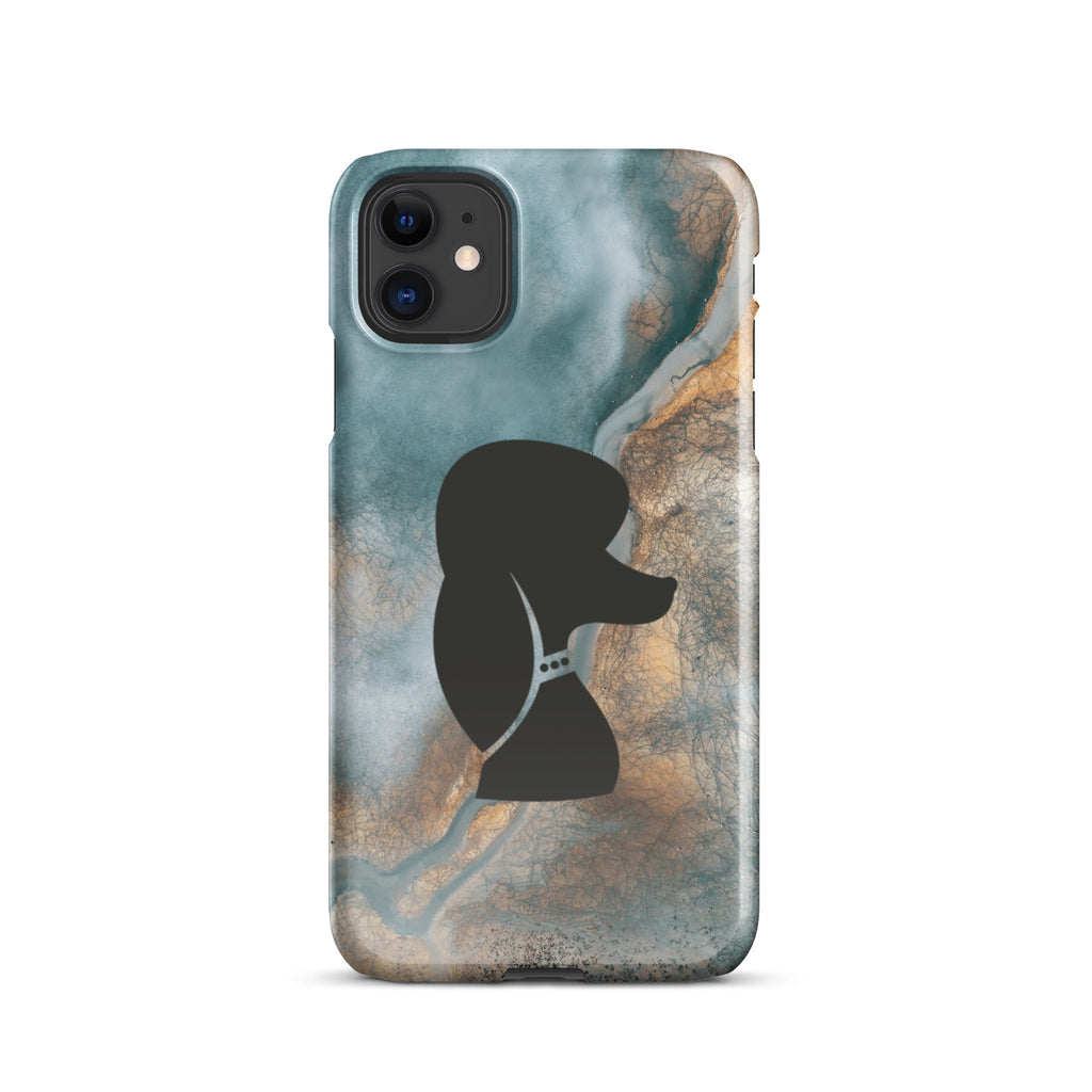 Black Poodle iPhone Case