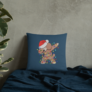 Christmas Poodle Pillow