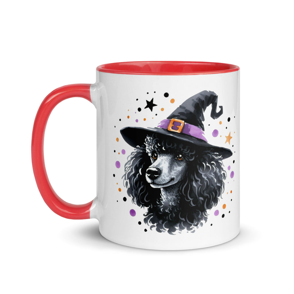 Halloween Black Poodle Mug