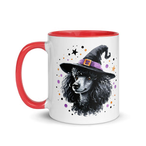 Halloween Black Poodle Mug