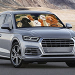 Load image into Gallery viewer, Poodle Car Windshield Sun Shade
