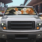 Load image into Gallery viewer, Poodle Car Windshield Sun Shade
