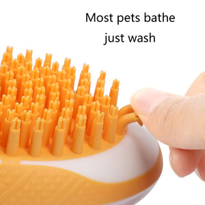 Poodle Bath Dispenser Brush