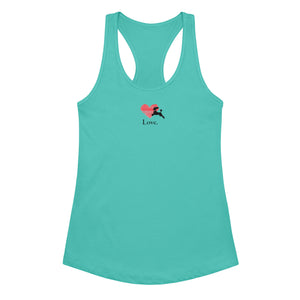 Women Poodle Tank Top