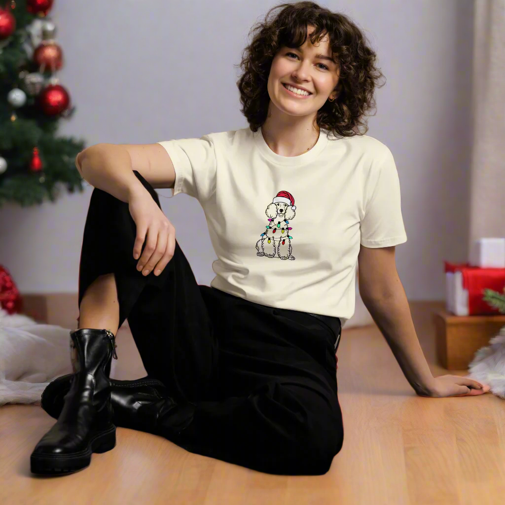 Christmas Poodle T-Shirt