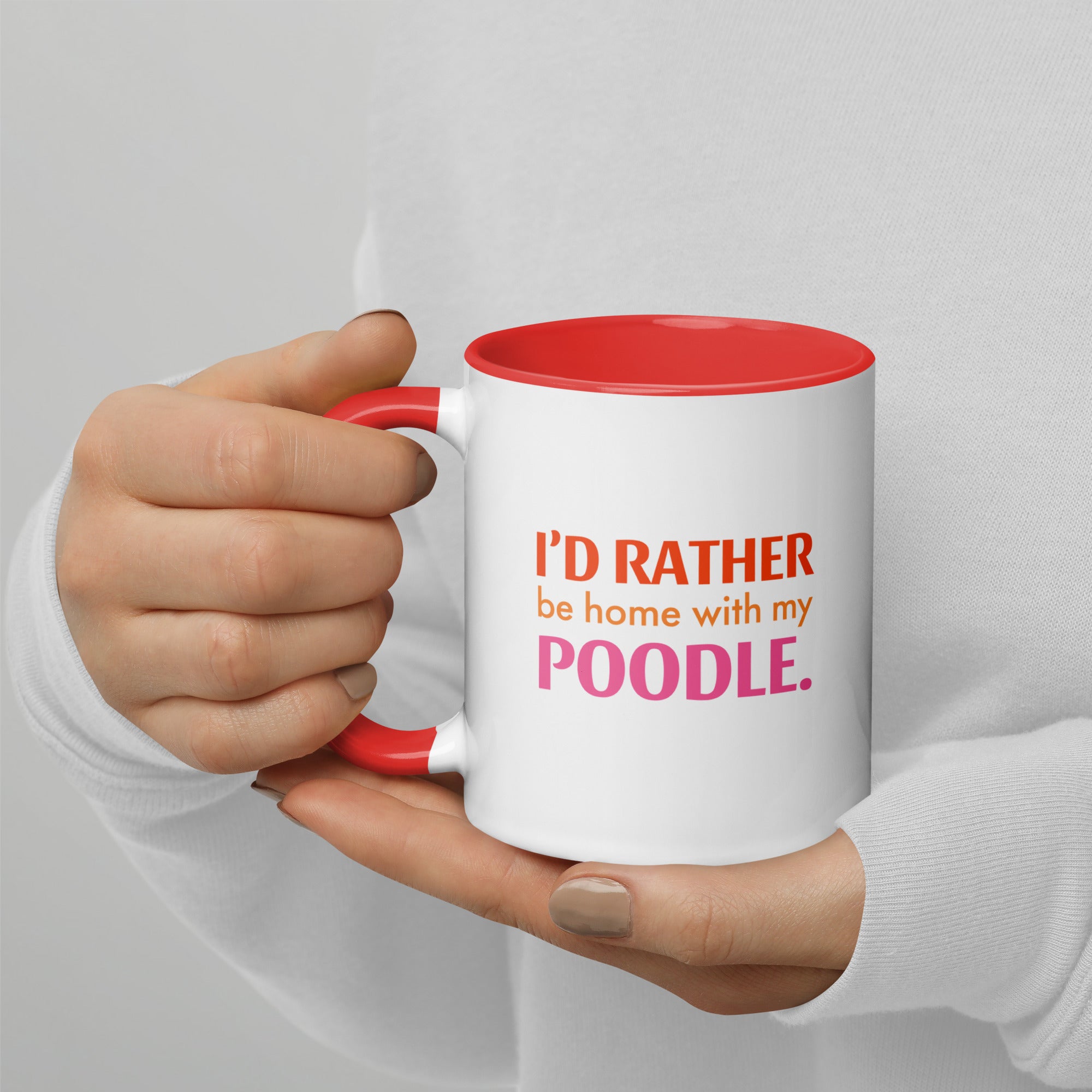 I'd Rather Be With My Poodle Cup - Poodles World