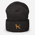 Load image into Gallery viewer, Poodle Gold Heart Beanie - Poodles World
