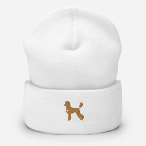 Poodle Gold Heart Beanie - Poodles World