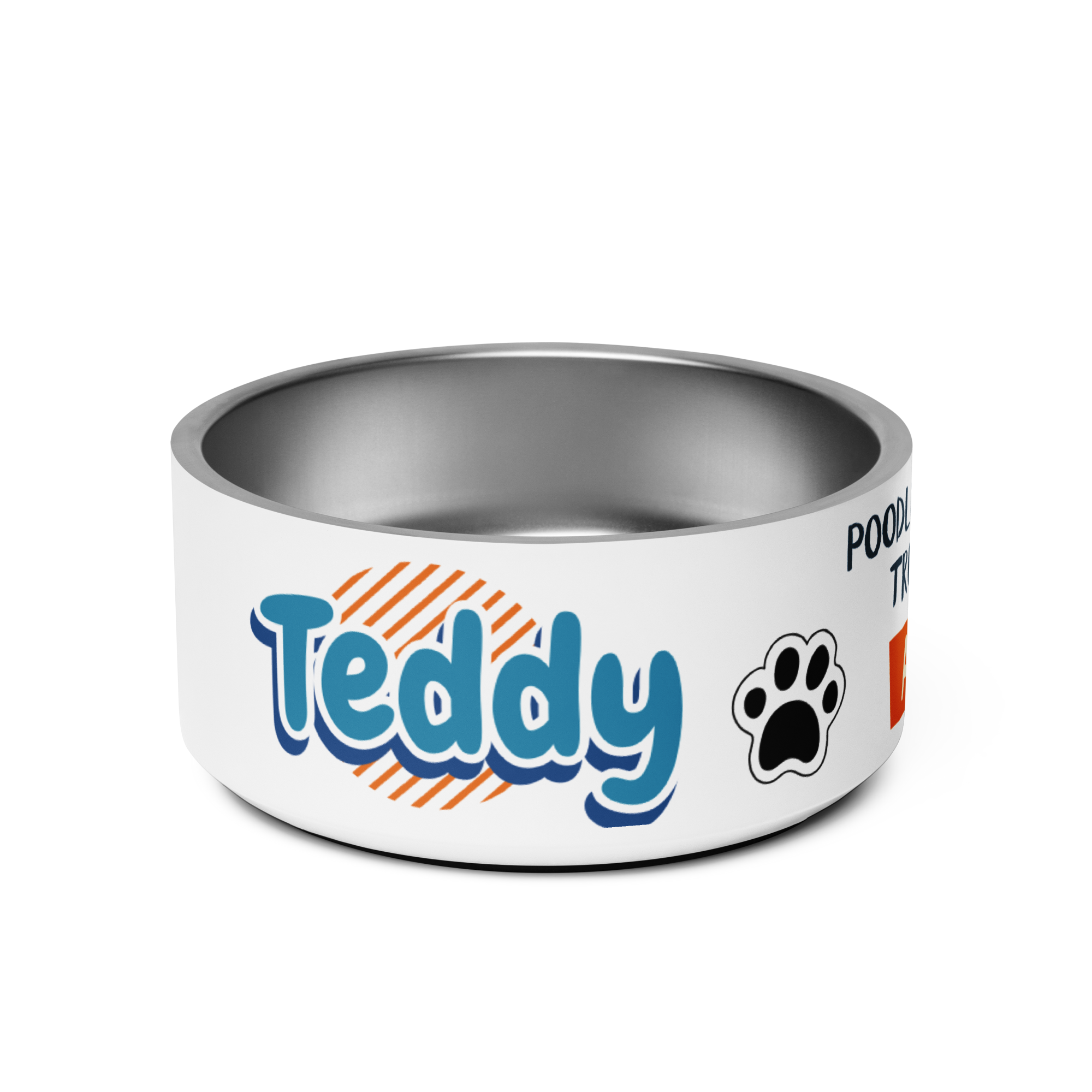 Poodle Personalised Bowl - Poodles World