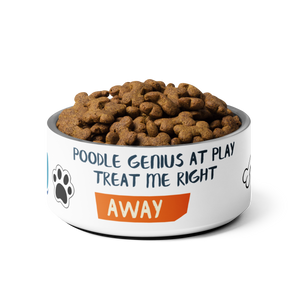 Poodle Personalised Bowl - Poodles World