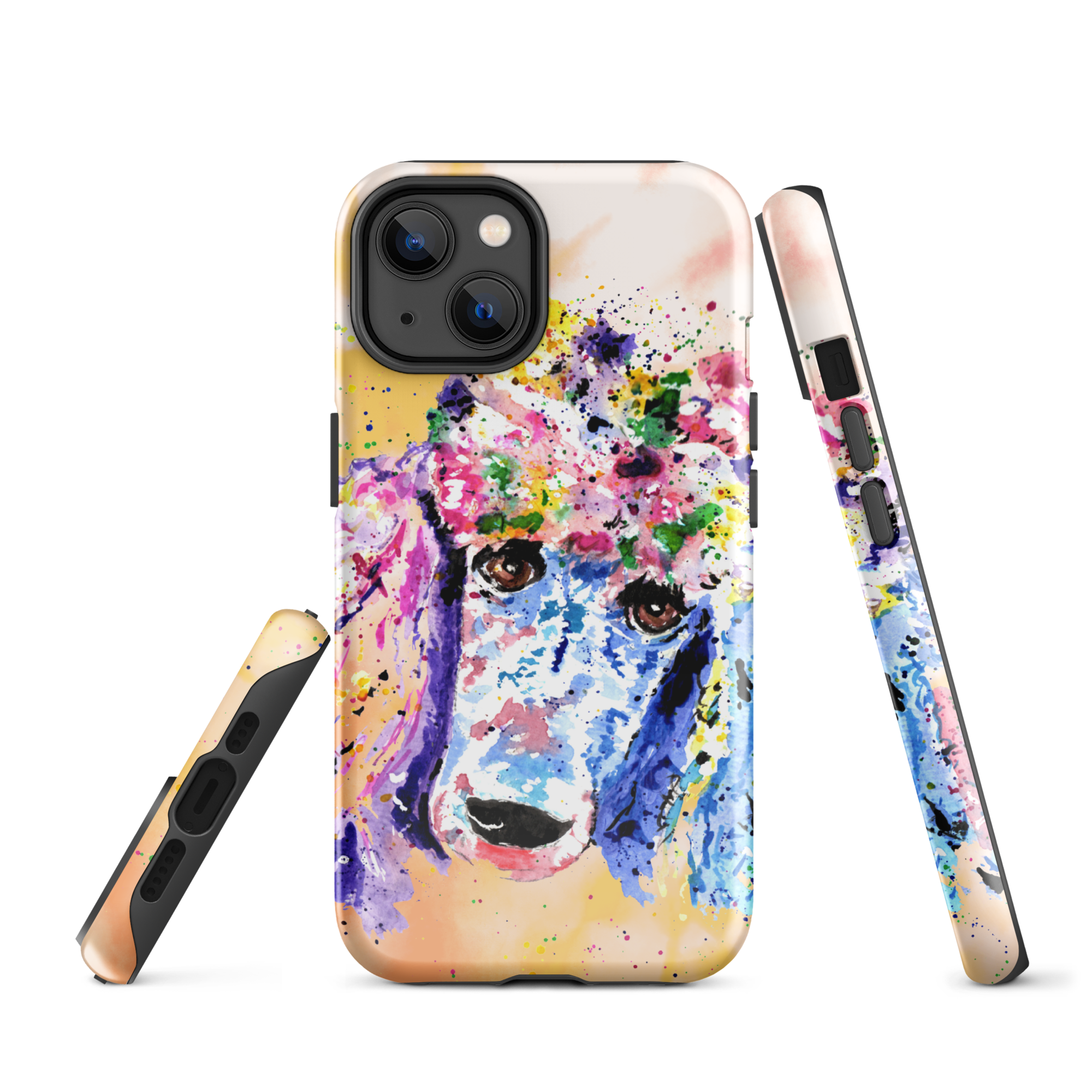 Poodle Play Tough Case for iPhone® - Poodles World