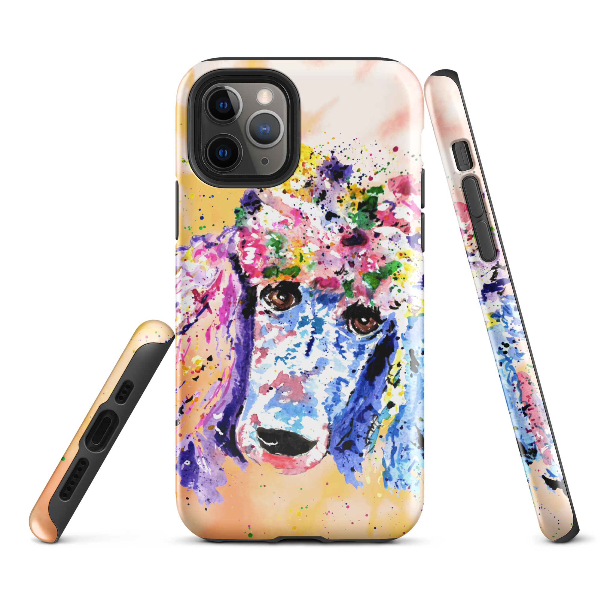 Poodle Play Tough Case for iPhone® - Poodles World