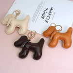 Load image into Gallery viewer, Poodle Puppy Leather Keychain Pendant - Poodles World
