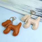 Load image into Gallery viewer, Poodle Puppy Leather Keychain Pendant - Poodles World
