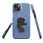 Load image into Gallery viewer, Poodle Rain Snap case for iPhone® - Poodles World
