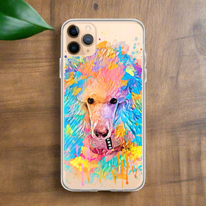 Poodle Rainbow Clear Case for iPhone®