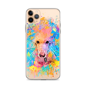 Poodle Rainbow Clear Case for iPhone®