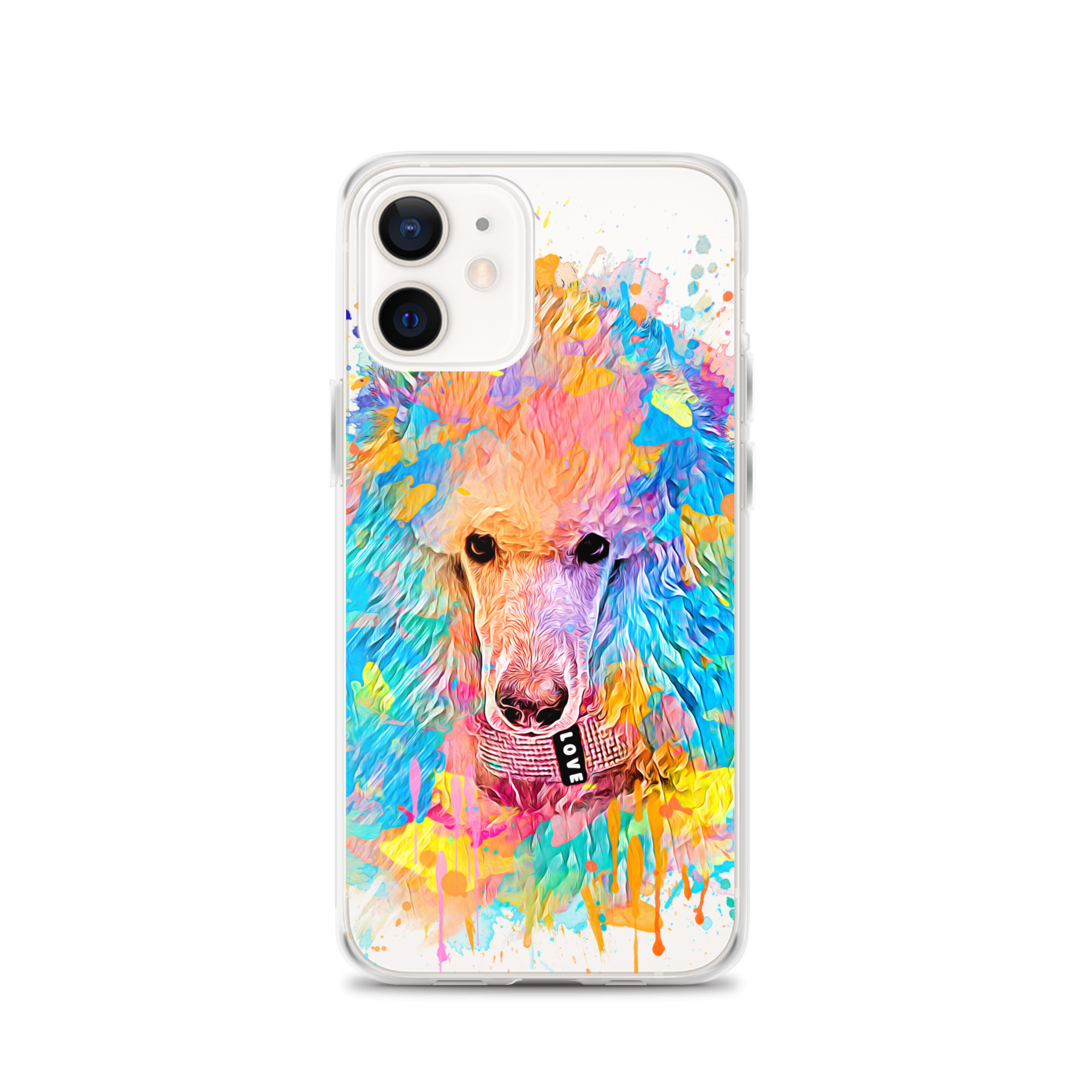 Poodle Rainbow Clear Case for iPhone® - Poodles World