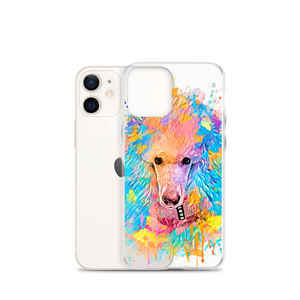 Poodle Rainbow Clear Case for iPhone® - Poodles World