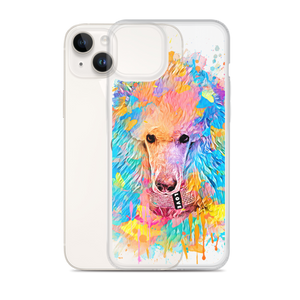 Poodle Rainbow Clear Case for iPhone® - Poodles World