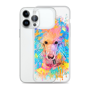 Poodle Rainbow Clear Case for iPhone® - Poodles World