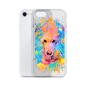 Poodle Rainbow Clear Case for iPhone® - Poodles World