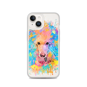 Poodle Rainbow Clear Case for iPhone® - Poodles World