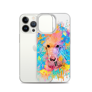 Poodle Rainbow Clear Case for iPhone® - Poodles World