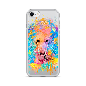 Poodle Rainbow Clear Case for iPhone® - Poodles World