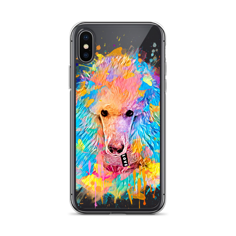 Poodle Rainbow Clear Case for iPhone® - Poodles World