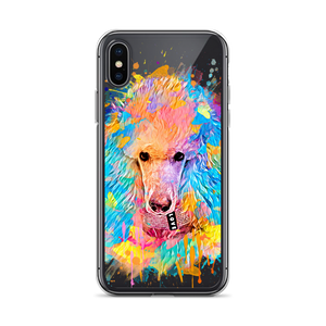 Poodle Rainbow Clear Case for iPhone® - Poodles World