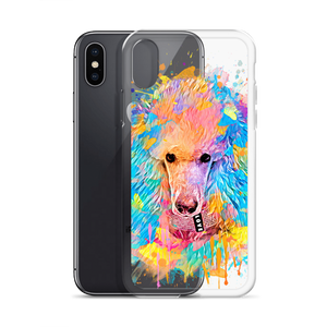 Poodle Rainbow Clear Case for iPhone® - Poodles World