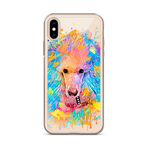 Poodle Rainbow Clear Case for iPhone® - Poodles World