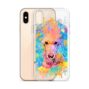 Poodle Rainbow Clear Case for iPhone® - Poodles World