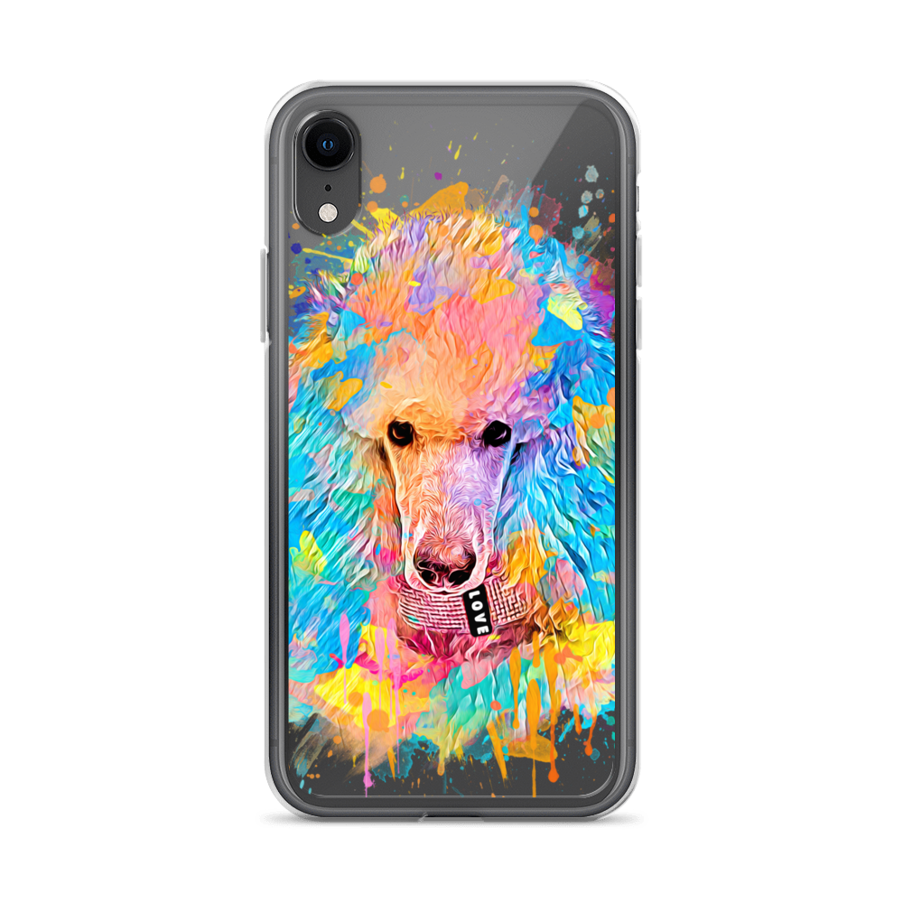 Poodle Rainbow Clear Case for iPhone® - Poodles World