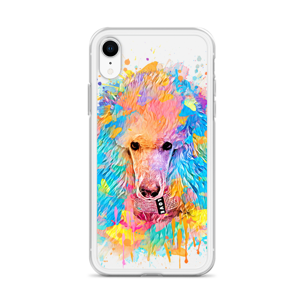 Poodle Rainbow Clear Case for iPhone® - Poodles World