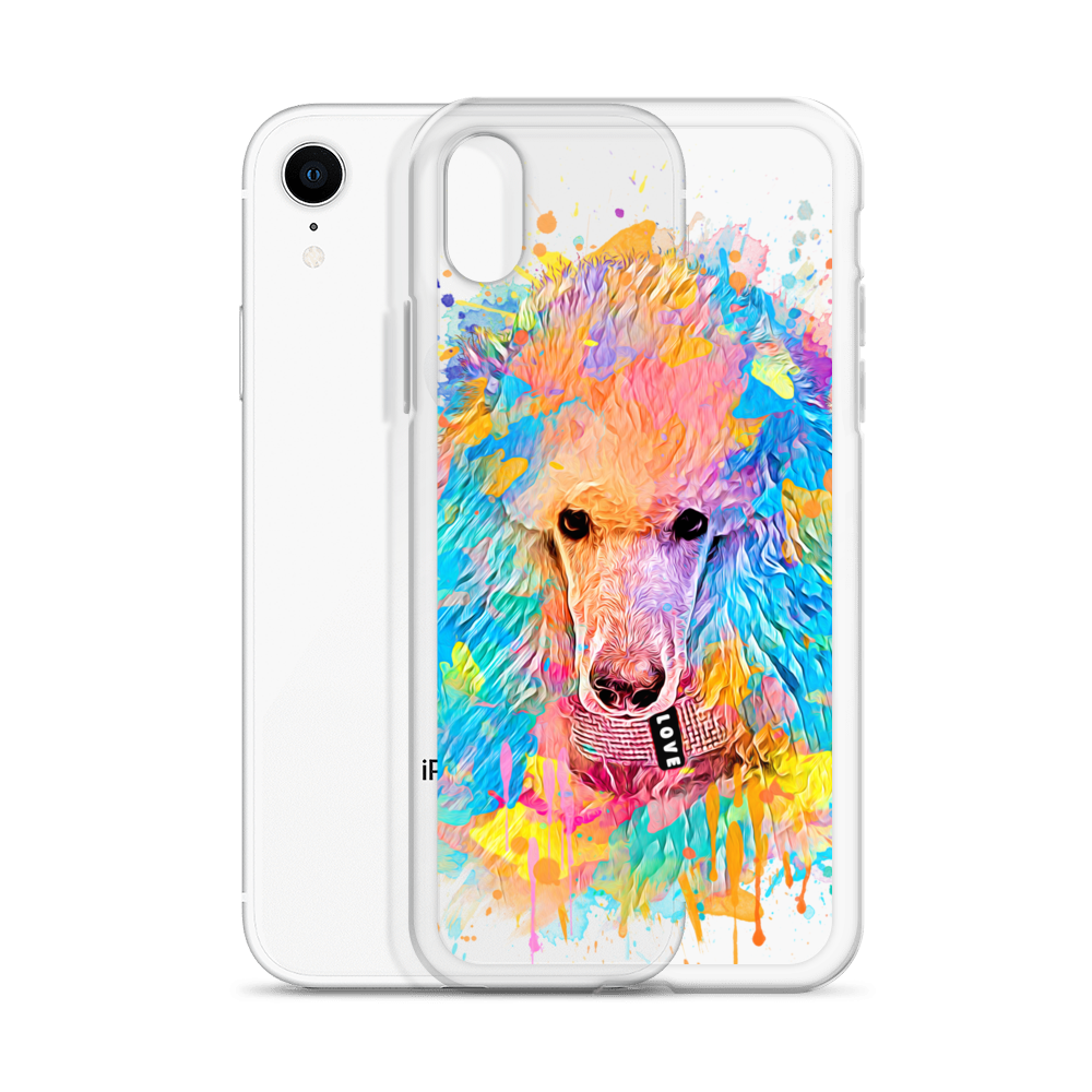 Poodle Rainbow Clear Case for iPhone® - Poodles World