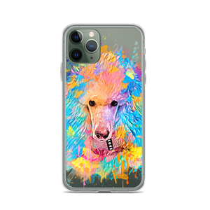 Poodle Rainbow Clear Case for iPhone® - Poodles World