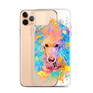 Poodle Rainbow Clear Case for iPhone® - Poodles World