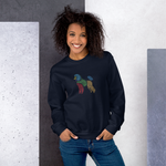 Load image into Gallery viewer, Poodle Unisex Typography Sweatshirt - Poodles World
