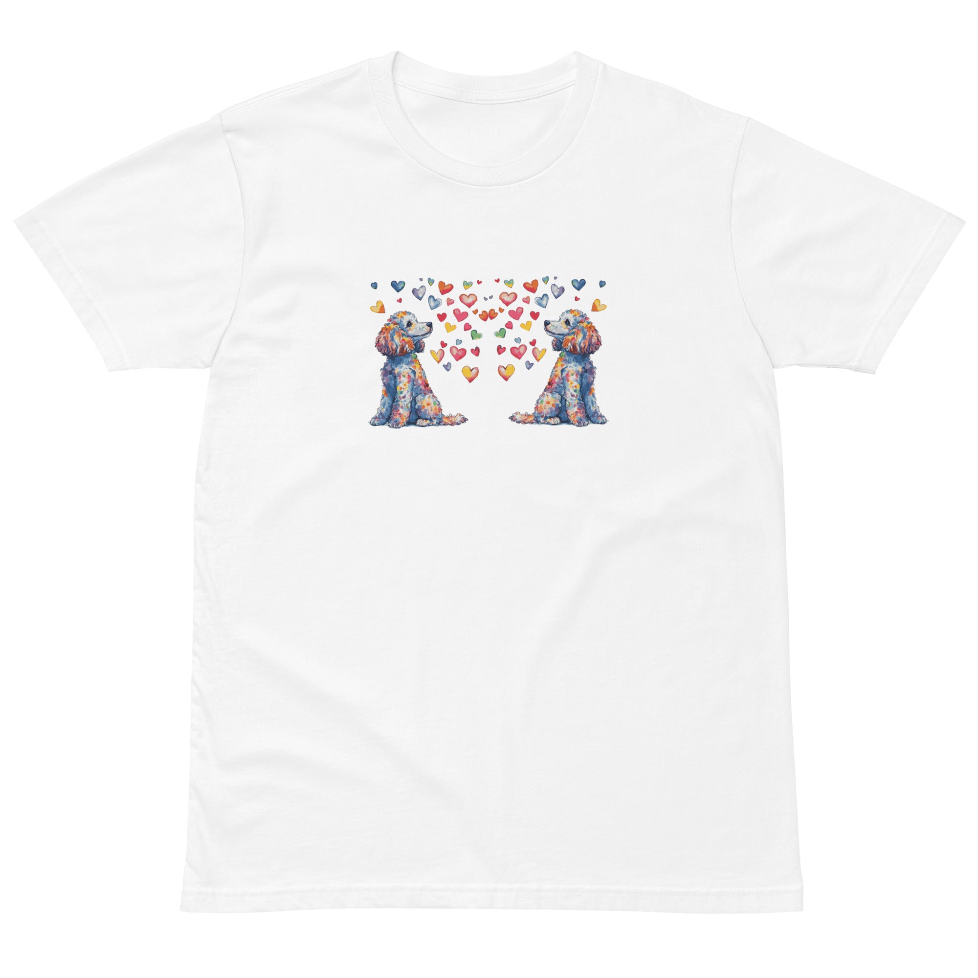 Poodle Valentine T-shirt