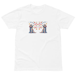 Poodle Valentine T-shirt