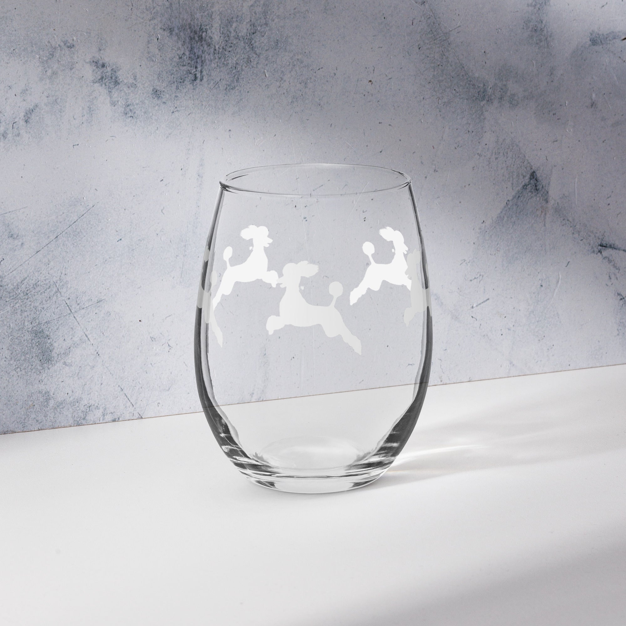 Poodle Wine Glasses