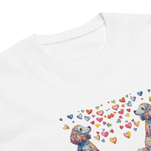 Poodle Valentine T-shirt