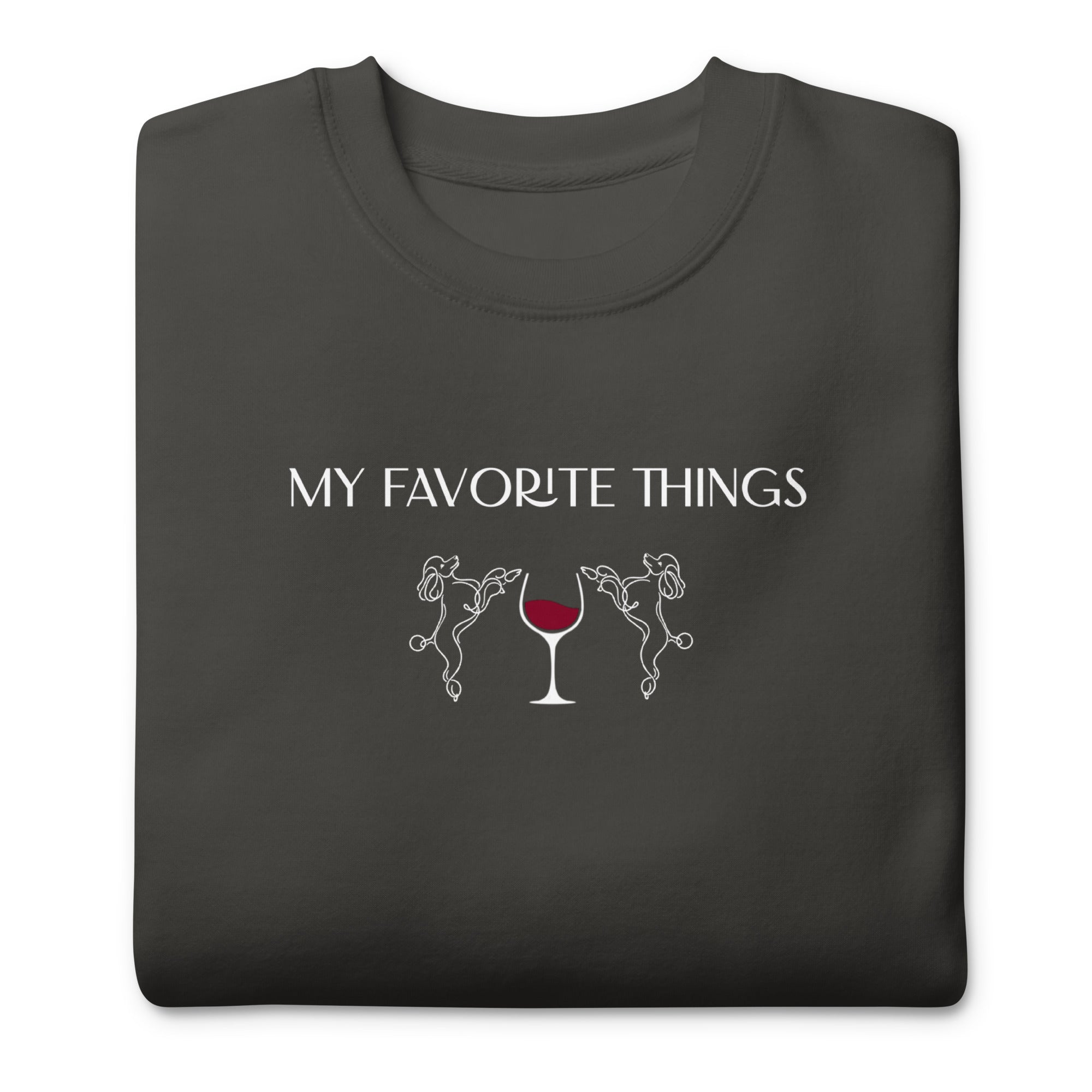 Poodle wine shirt