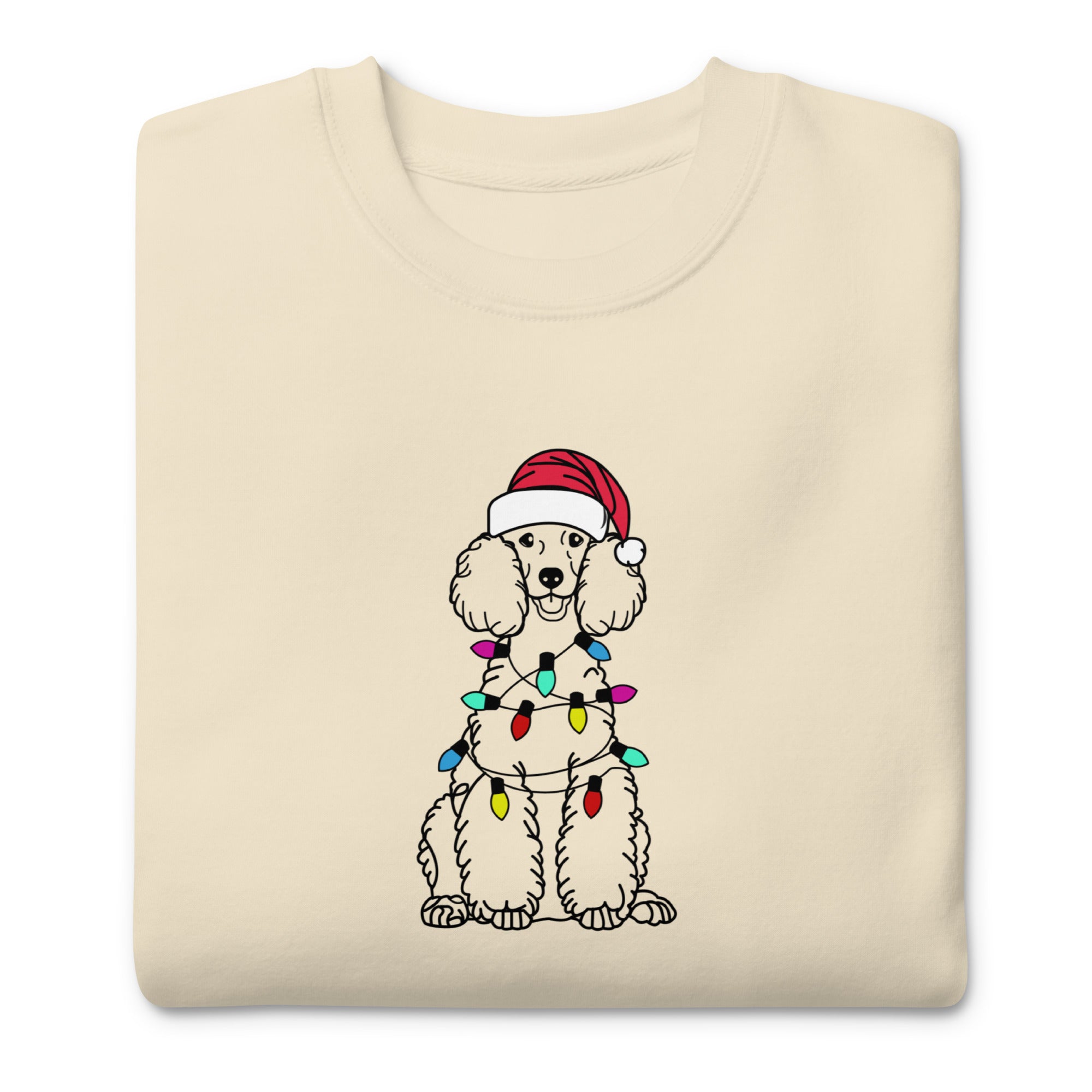 Santa Poodle Sweatshirt