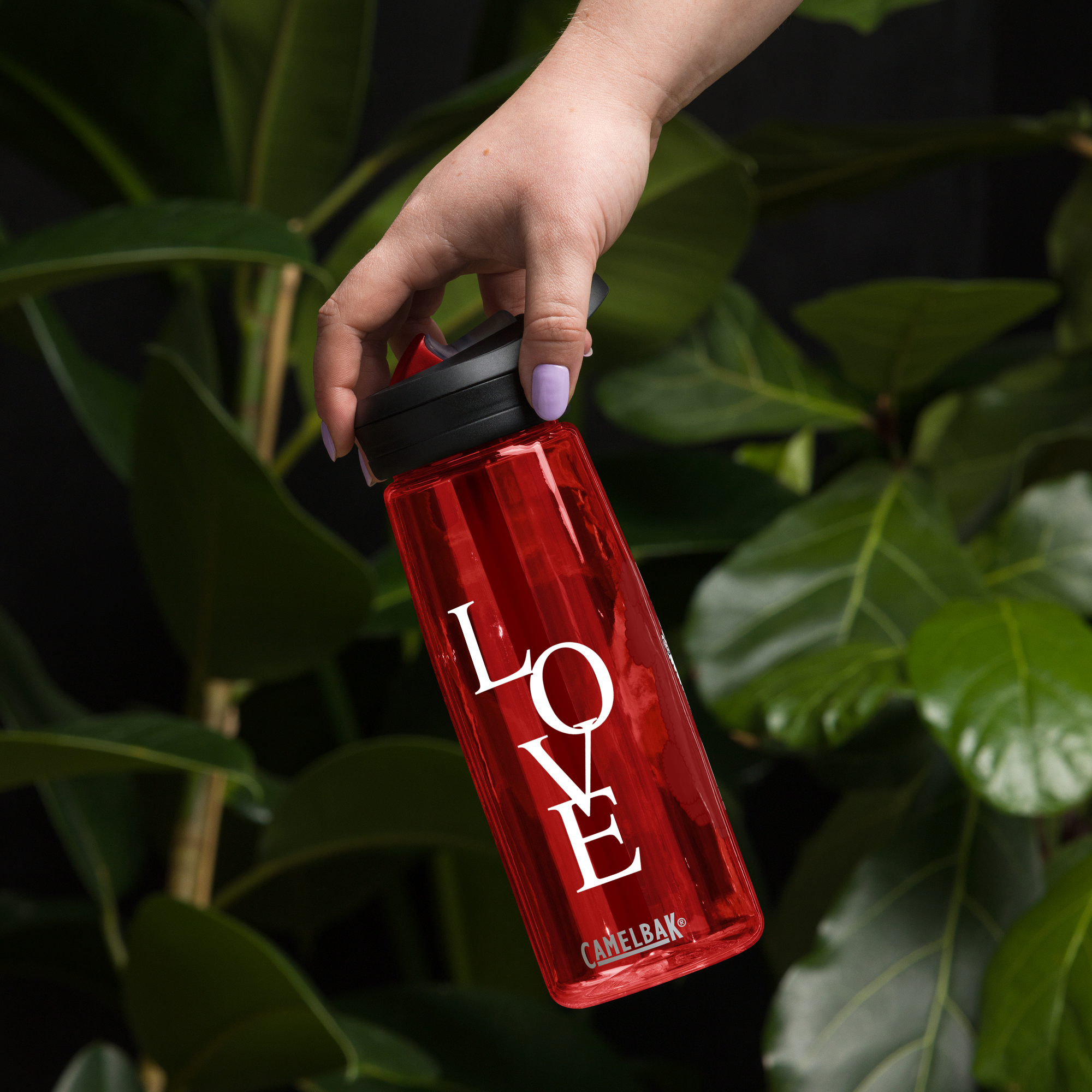 Poodle Love Water Bottle