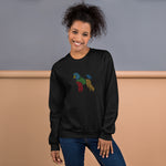 Load image into Gallery viewer, Poodle Unisex Typography Sweatshirt
